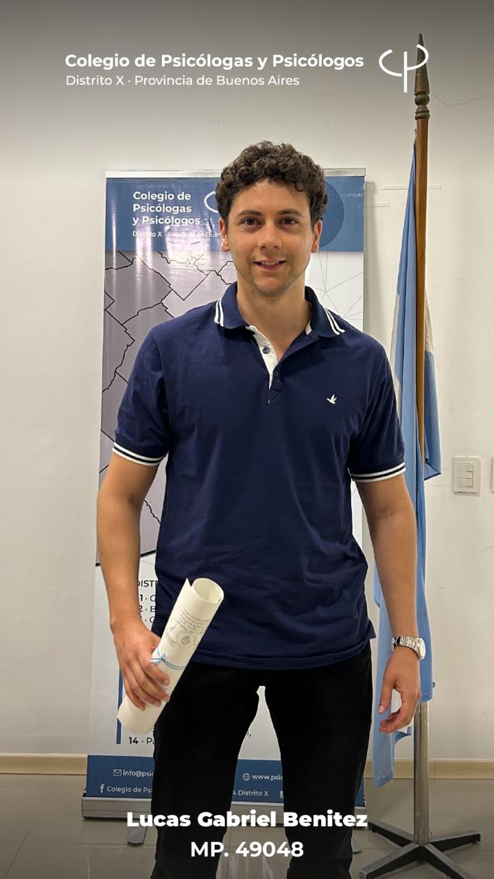 Espacio de consulta de Lucas Benitez, psicólogo en Mar del Plata